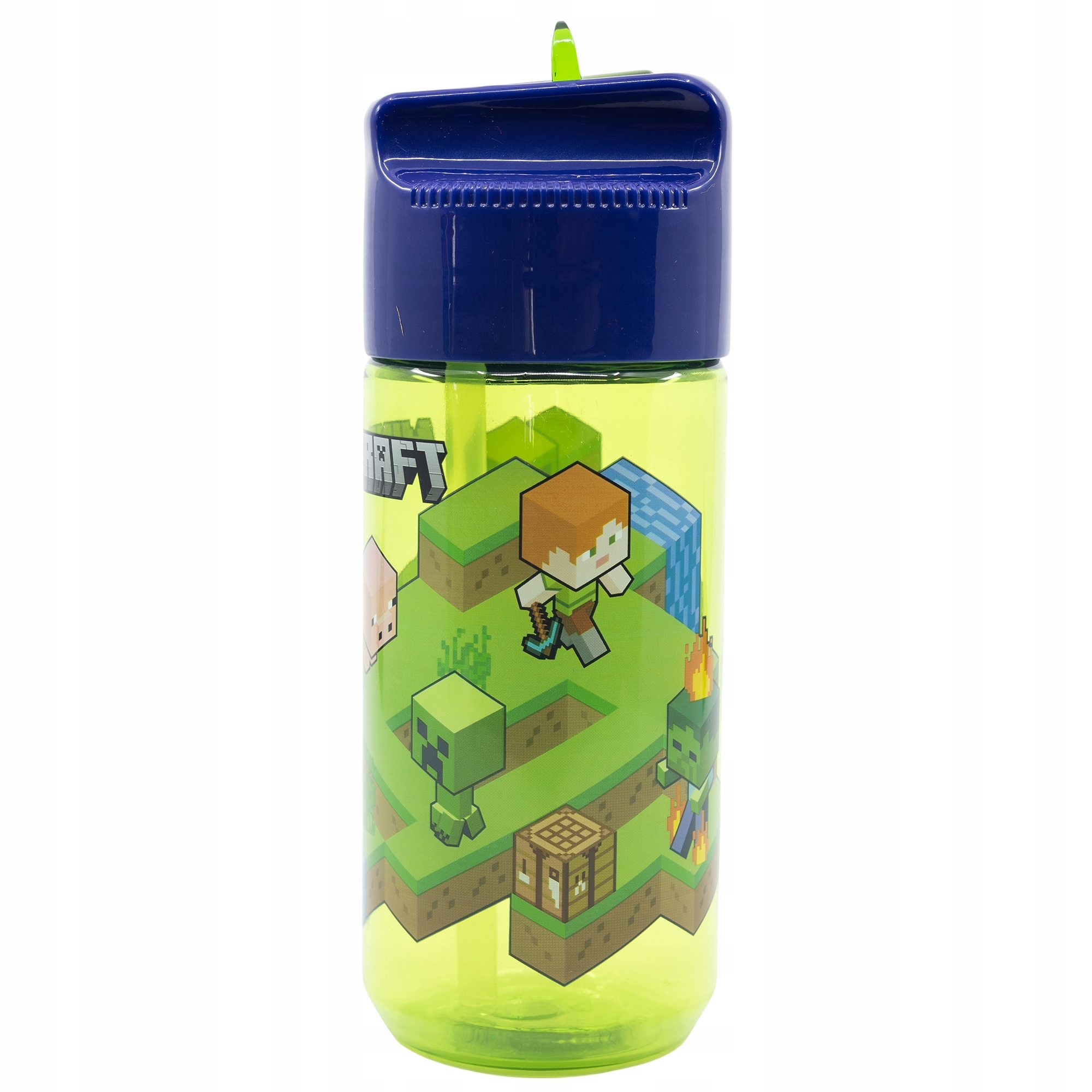 Detský desiatový box, fľaša - Minecraft Bidon Fľaša z Tritan 430 ml