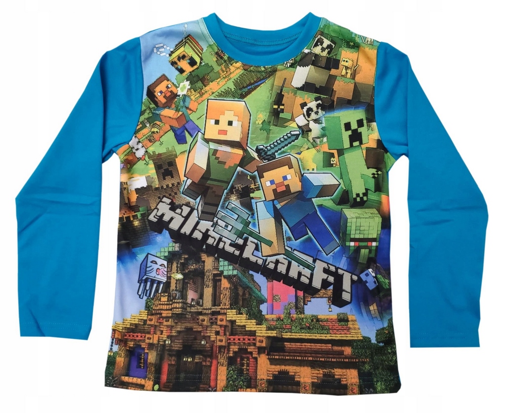 Minecraft Blúzka Veľkosť 164