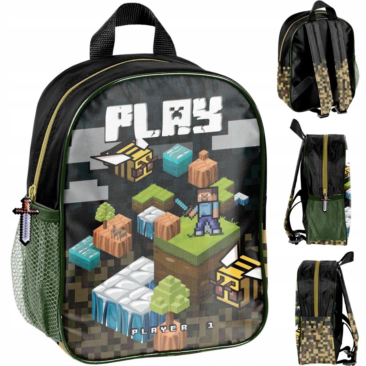 Predškolský batoh - Batoh Minecraft pre predškoláka na výlety