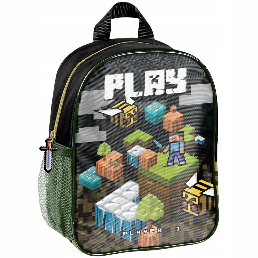 Predškolský batoh - Batoh Minecraft do hry pre materské školy