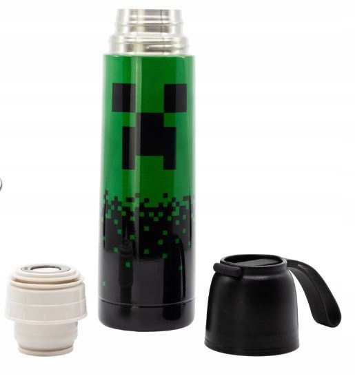 Detský desiatový box, fľaša - Minecraft termos s hrnčekom 495 ml