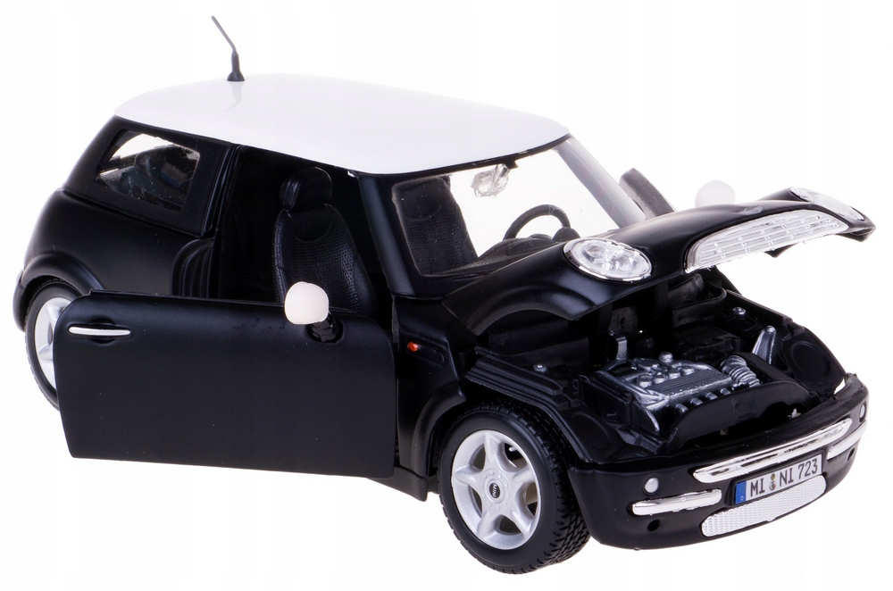 Mini Cooper R50 New 2004 Maisto 1:24 Black 31219