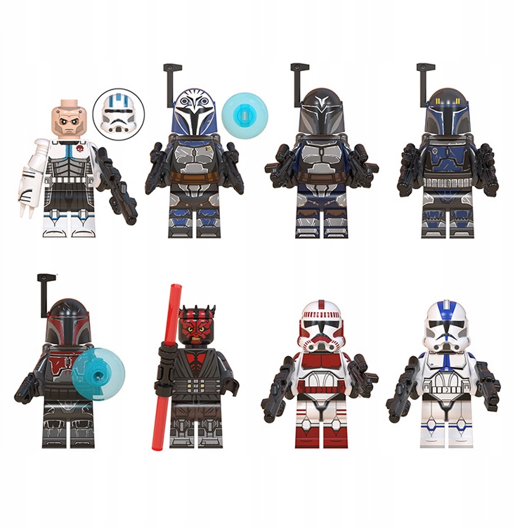 Star Wars Minifigures 8 kusov sada blokov