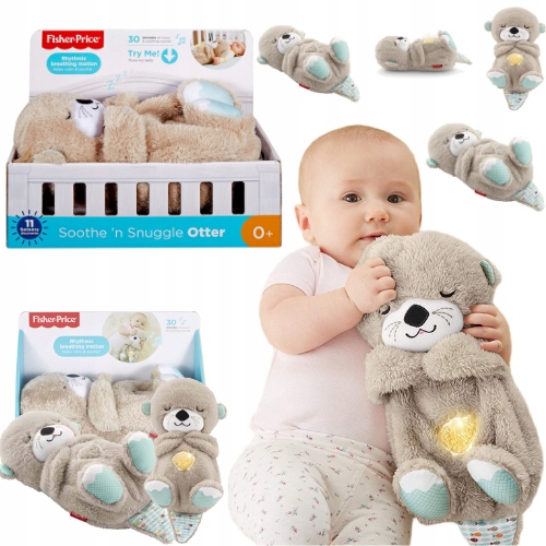 Fisher-Price FXC66 plyšový plyšák vydra 0 + 26 cm