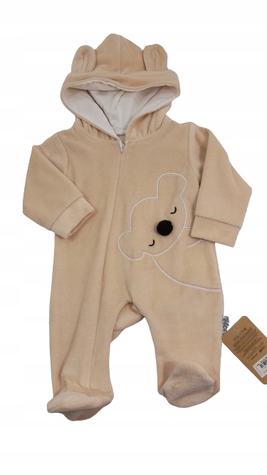 Dojčensky overal - PAJACYK FLEXI 56 BEIGE, BROWN, ECRU