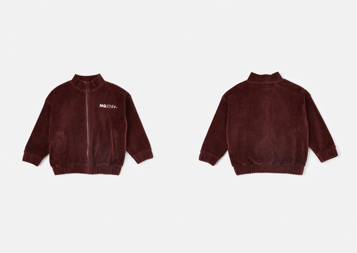 Mikina - Missguided Detská mikina veľkosť 104 hnedá rukáv