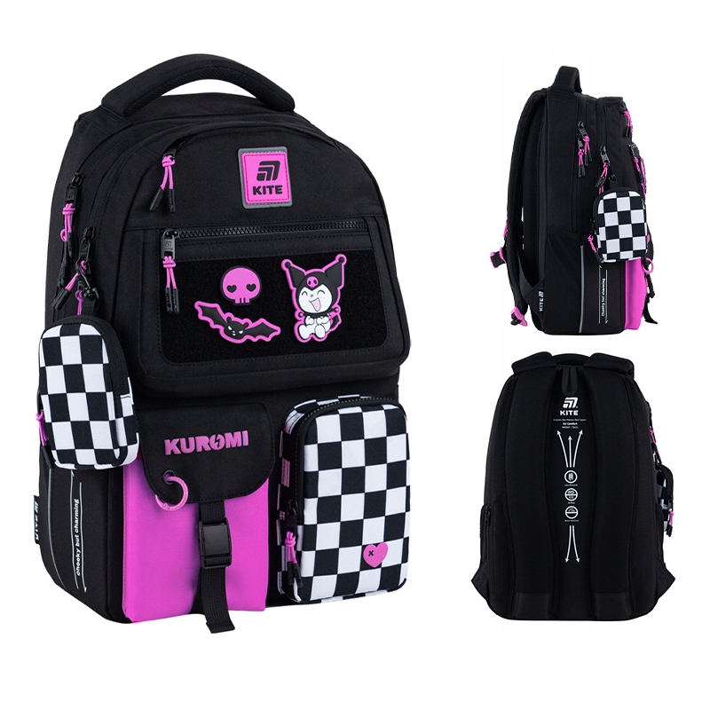 Štýlový školský batoh pre dievčatá KUROMI Kite HK25-2587M-2