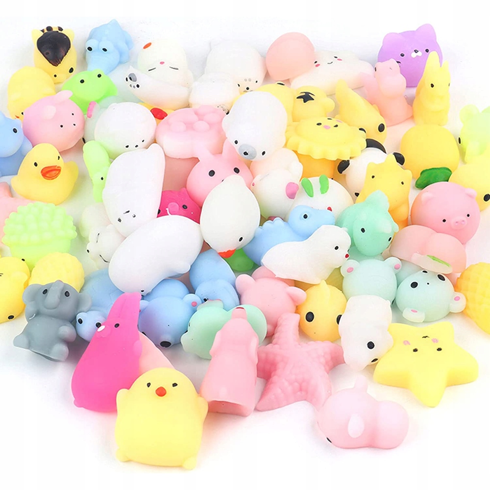 MOCHI SQUISHY FIDGET GNIOTKI POP IT GNIOTEK 100 szt.