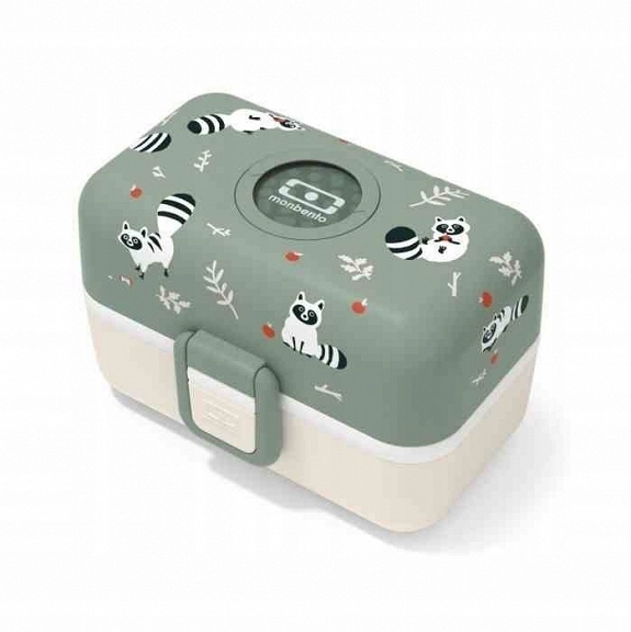 Detský desiatový box, fľaša - Monbento - Detský obedový box Racoon Tresor