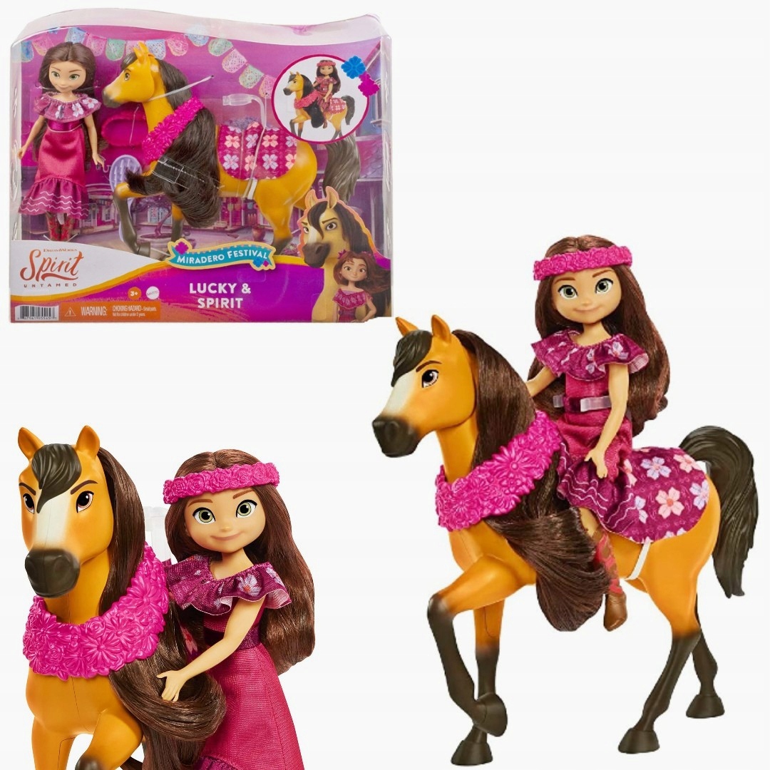 Mustang: Doll Freedom Spirit Festival + Horse GXF63