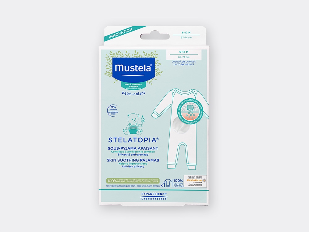Pyžamo, župán - Pyžamo Mustela veľkosť 67 biele