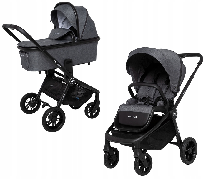 Multifunkčný kočík - MUUVO QUICK 2023 KOČÍK 2v1 + GONDOLA XL
