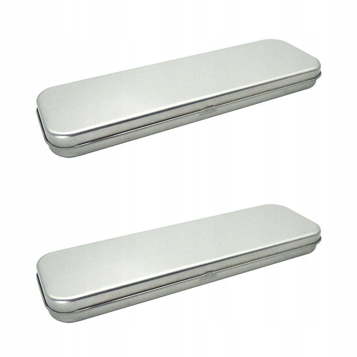 Školský peračník - Makeup Brush Container Hliníková ceruzka Case 2 PCS