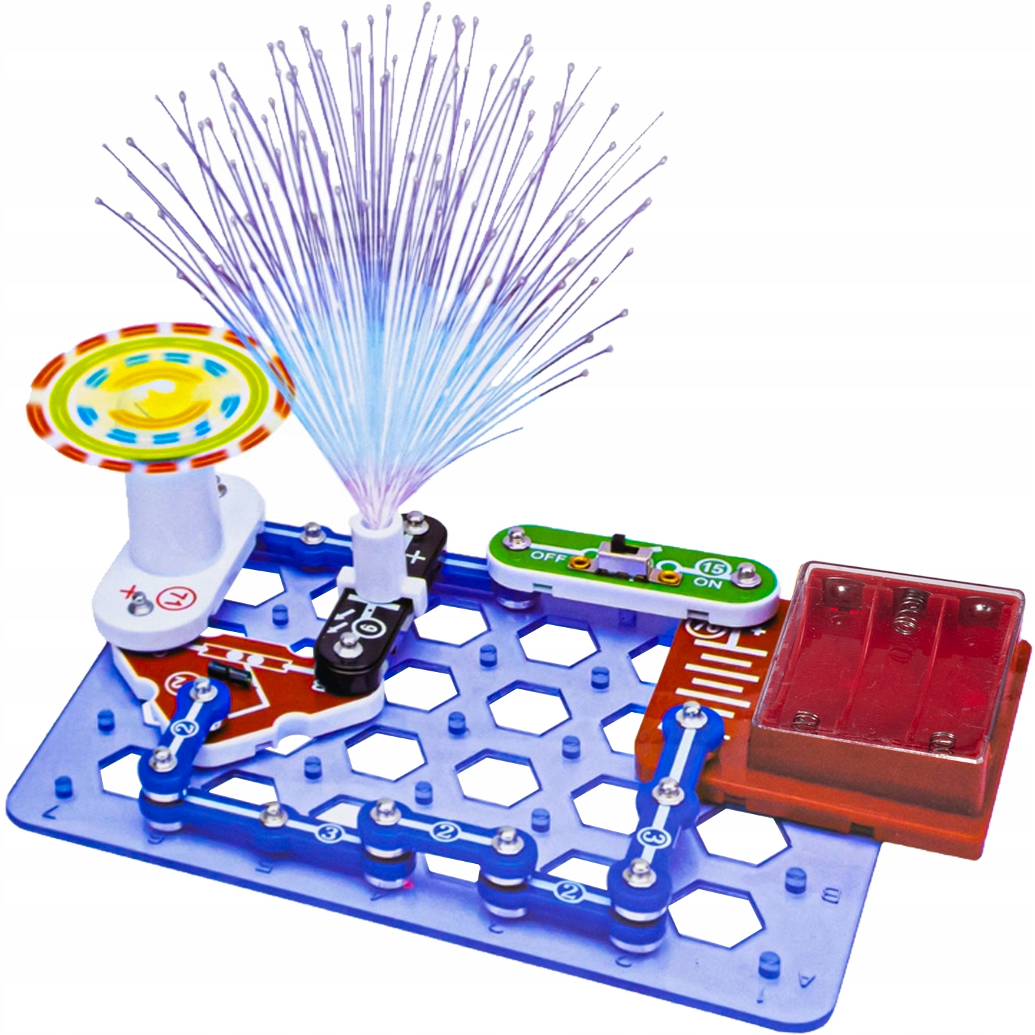 Sada pre malých elektrikárov - Little Electronics Experimental Kit Vzdelávacie experimenty žiariaci systém