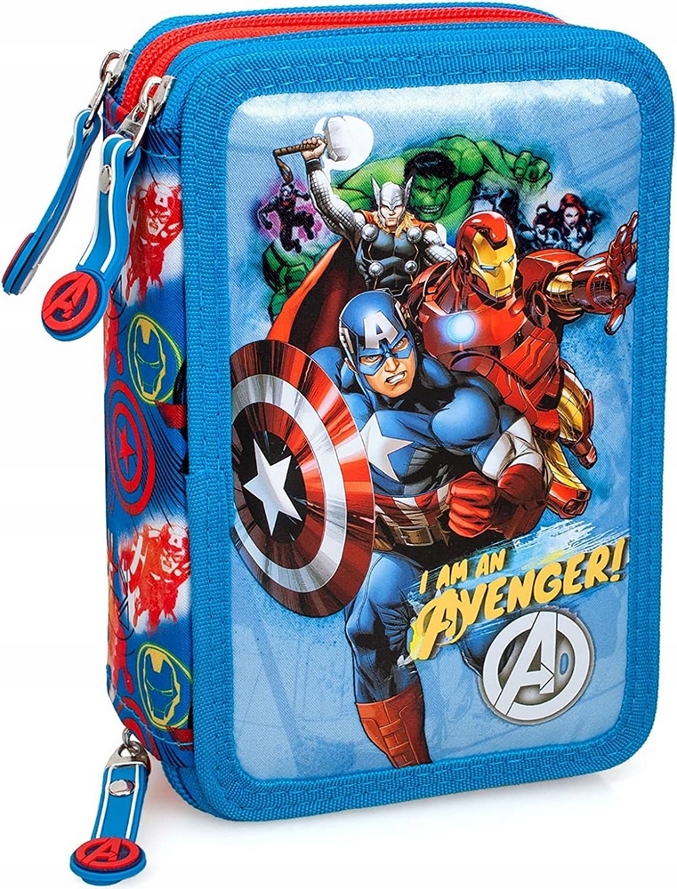 Školský peračník - Marvel Avengers Cencil Case so zariadením