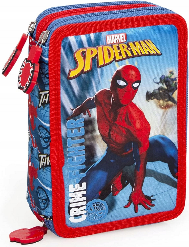 Školský peračník - Marvel Spiderman Cencil Case so zariadením