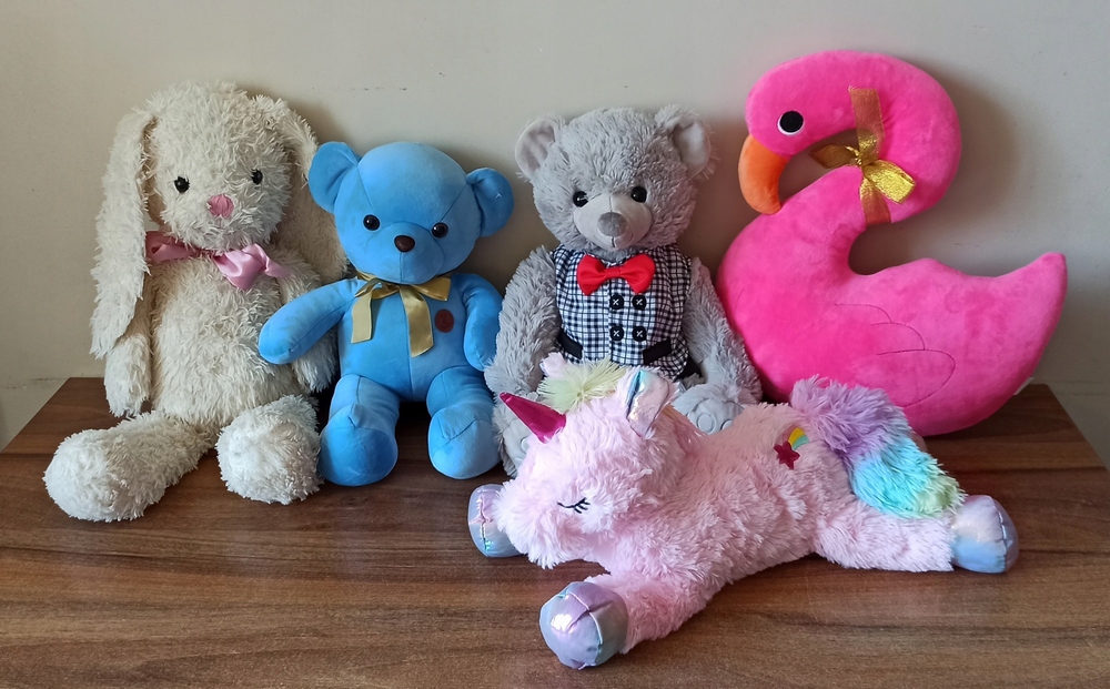 L.O.L Surprise plyšová hračka - Montessori puzzle vajíčka v kartóne, farby, čísla