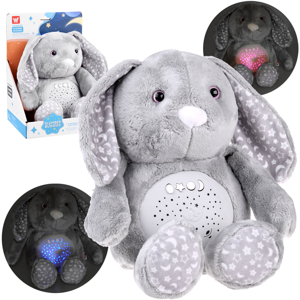 Uspávačik - Maskot projektor BUNNY stars uspávanky biely šum sleeper ZA4701