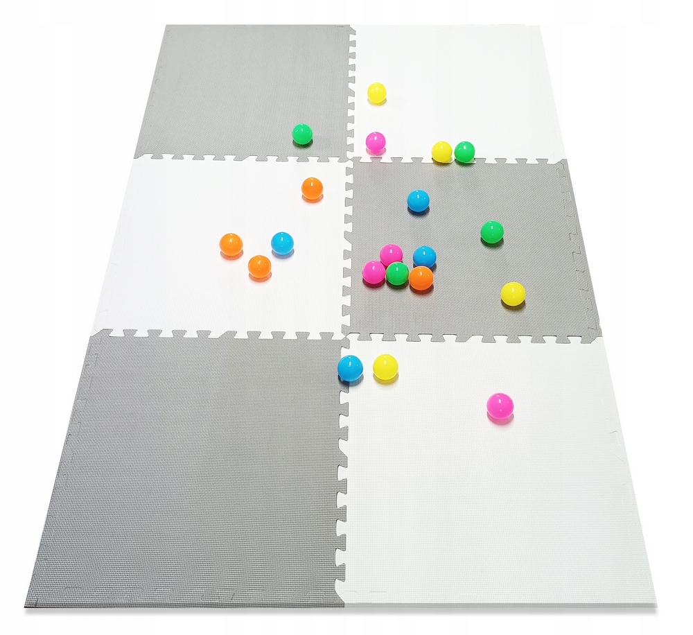 Vzdelávacia podložka - Veľká penová podložka puzzle, veľká náučná pena, 180x120cm, 6ks, tl
