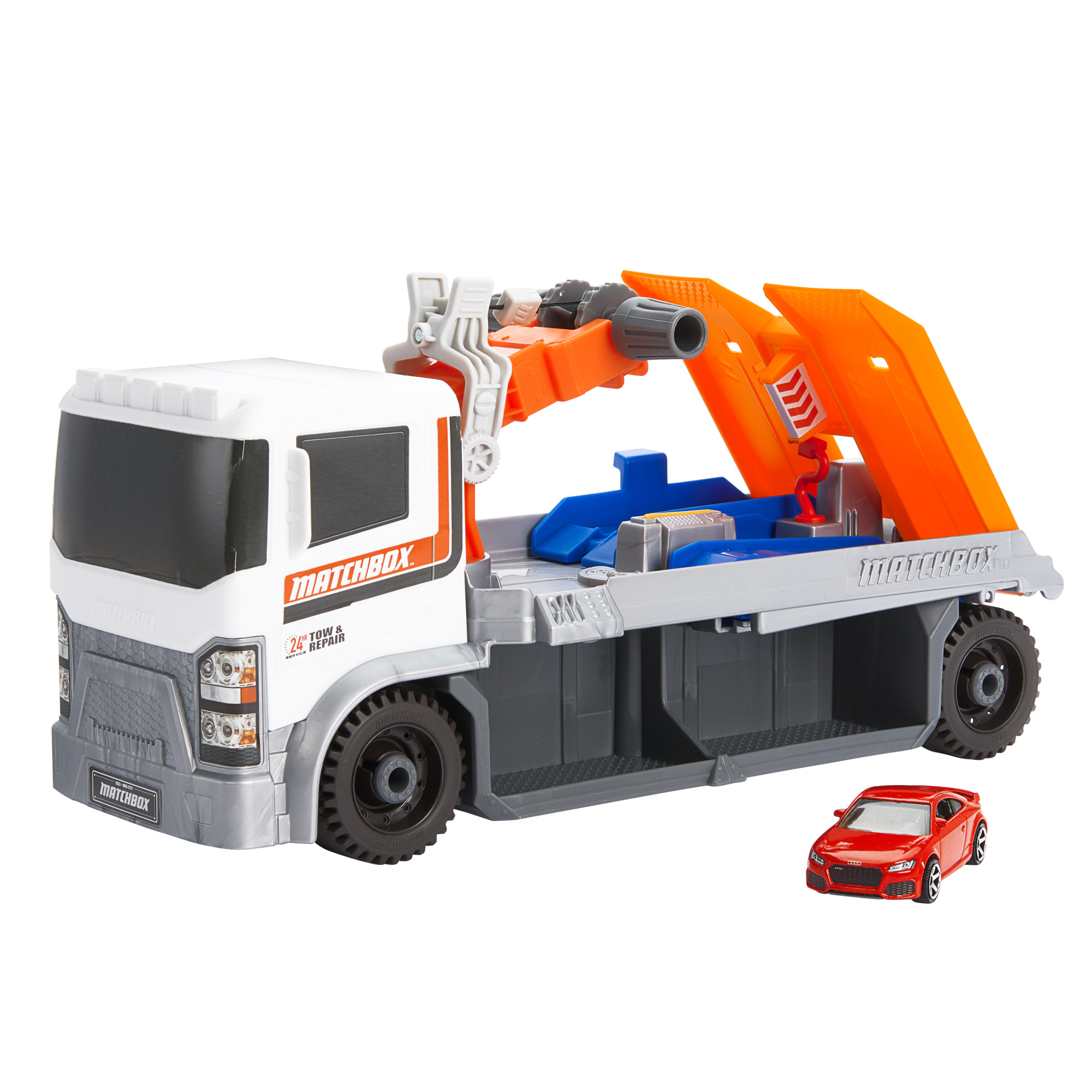 Cestná asistencia s odťahovkou Matchbox Real Adventures HRY43