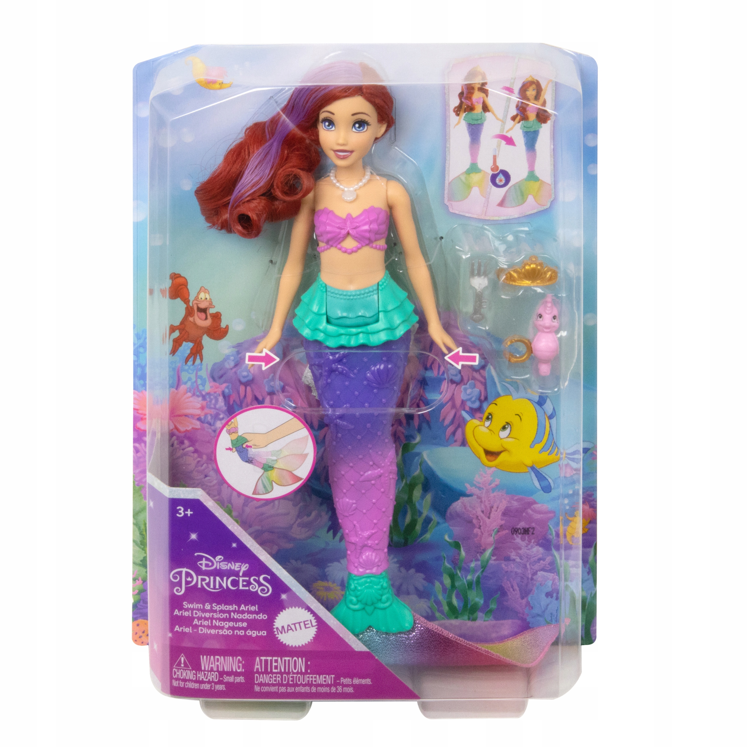 Bábika Disney princezná Mattel HPD43 290 cm