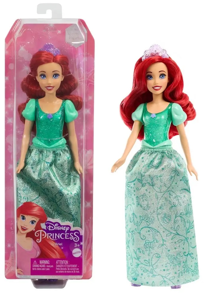 Disney princezná Bábika Mattel Disney princezná Bábika - Ariel HLW02 29 cm