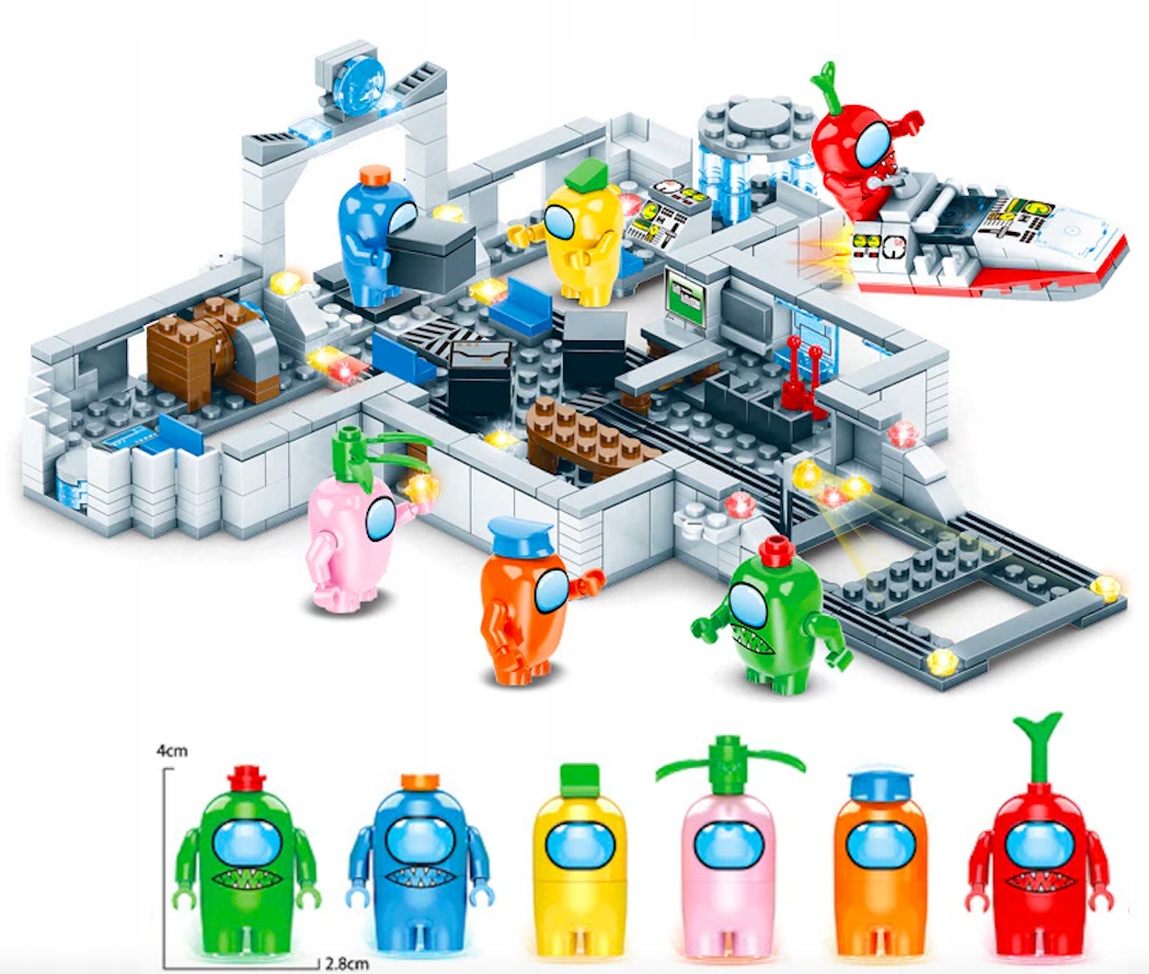 Mega sada medzi nami Blocks Lego Card