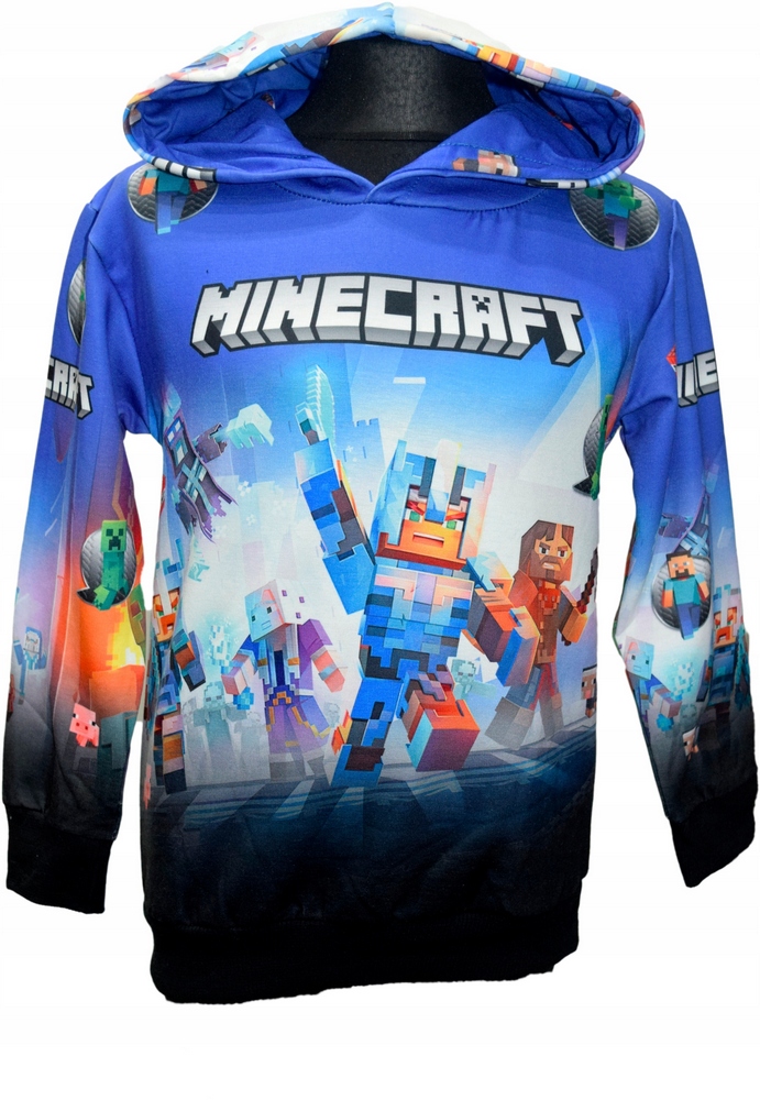 Mikina - Minecraft Clipper, mikina s kapucňou 146