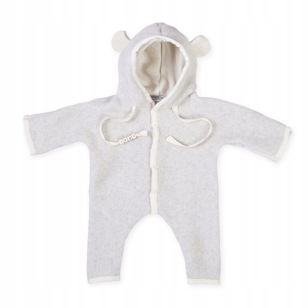 Detská kombinéza - Detské kombinézy Mellow Concept Store 56 ECRU, šedá
