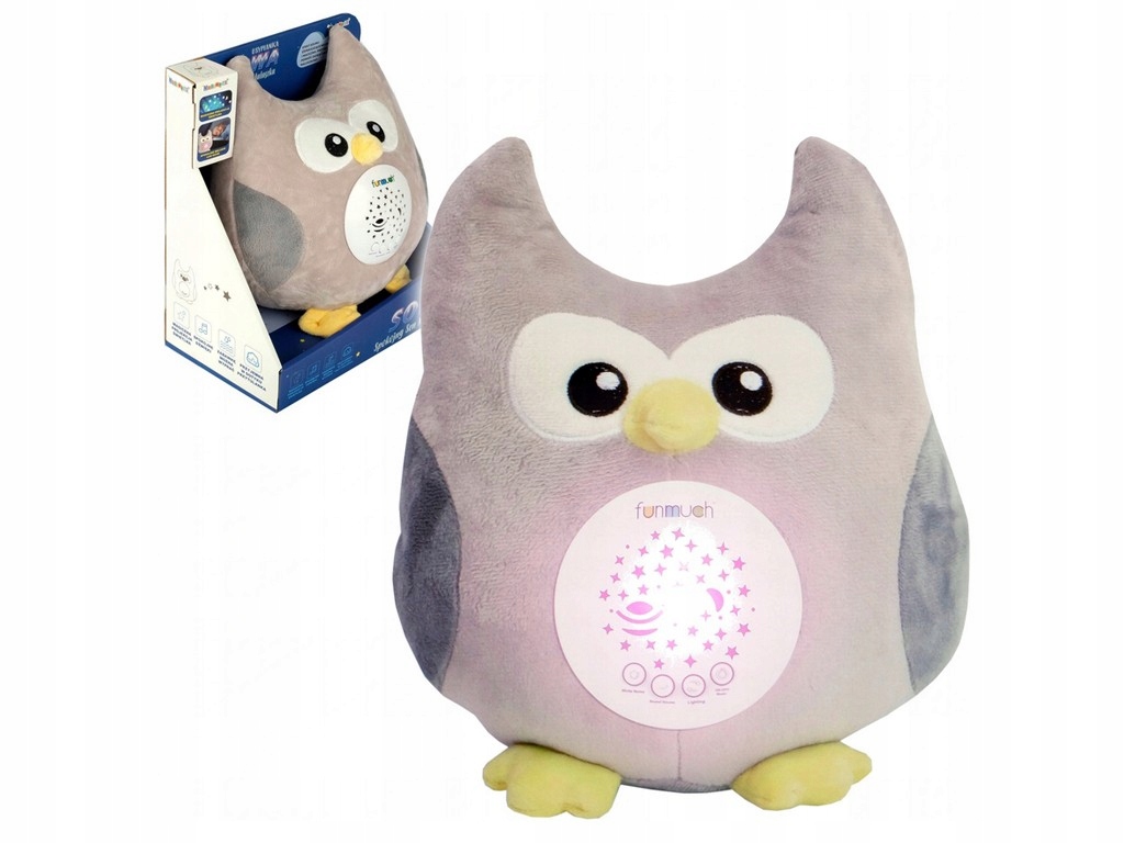 Melodická uspávacia hračka - Teddy Bear Sleeping Projector plyš slzumś hudobná skrinka
