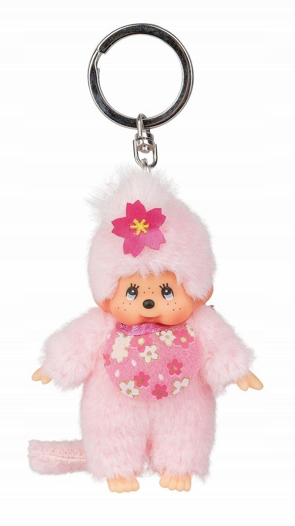 Monchhichi 242467 Kľúčenka 11cm Ružová opica