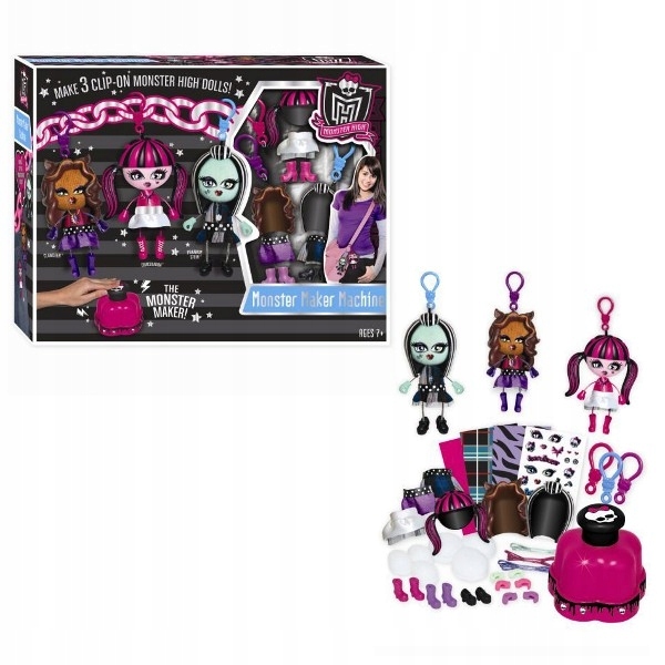 Súprava strašidelných kľúčeniek a príveskov Monster High