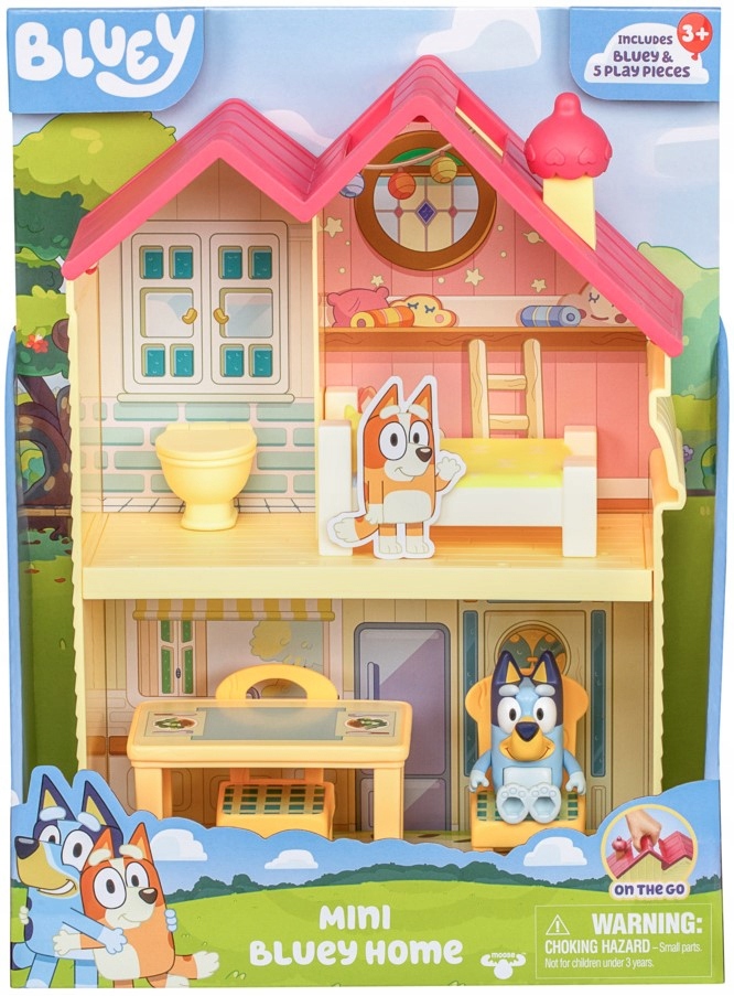 Moose Toys Bluey Mini Bluey Home set