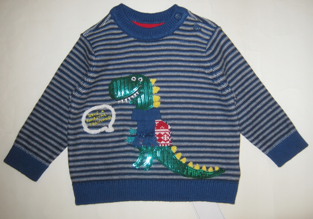 Detský sveter - Mothercare 68 Blue, viacfarebný sveter