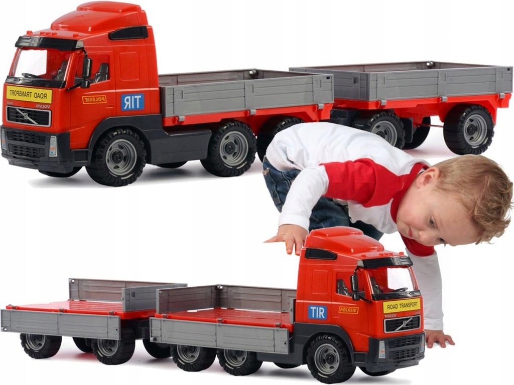 Za darček !! Wader Tir Volvo so stranami a prívesom