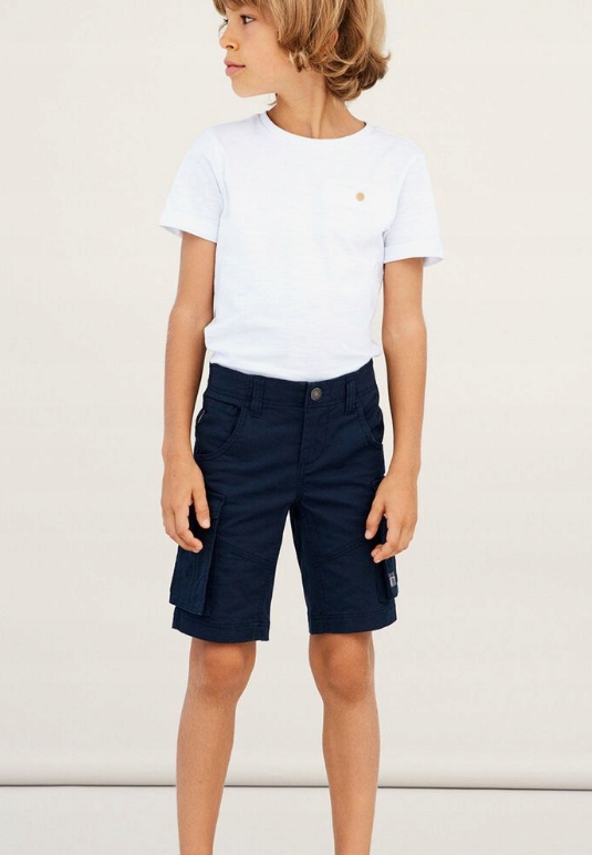 Detská košeľa - Krátke nae to 140 NAVY BLUE TREATS