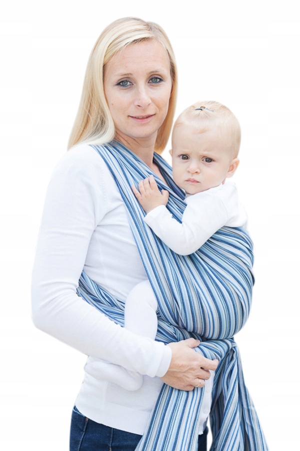 Zviazaný tkaný šál Natibaby en46 M