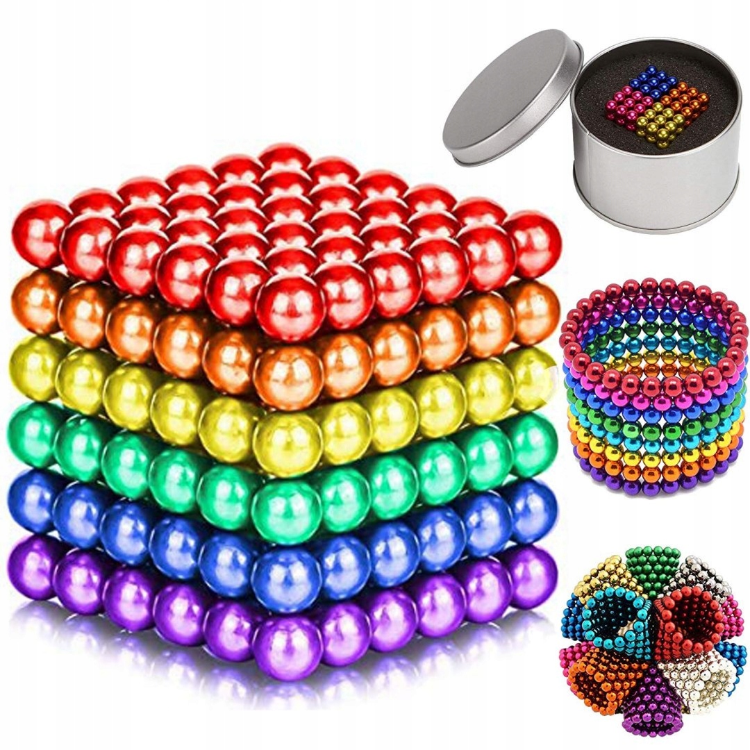 Magnetické bloky NeoCube 5903766190594 3 mm 216 ks.