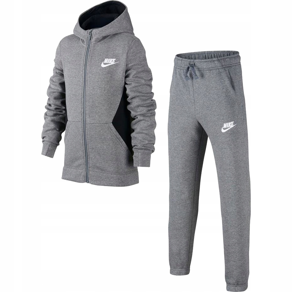 Teplaková súprava - Detské tracksuit Nike CJ4342-091 Veľkosť 147 šedá