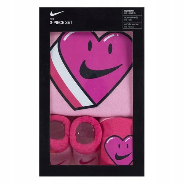 Detský komplet - Detská súprava Nike 74 Pink 3 PCS.