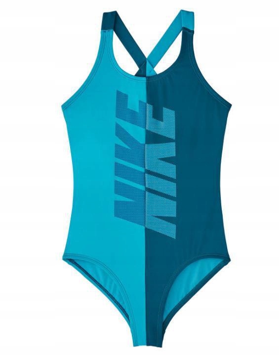 Detské plavky - Nike One -kus outfit. 146 modrá