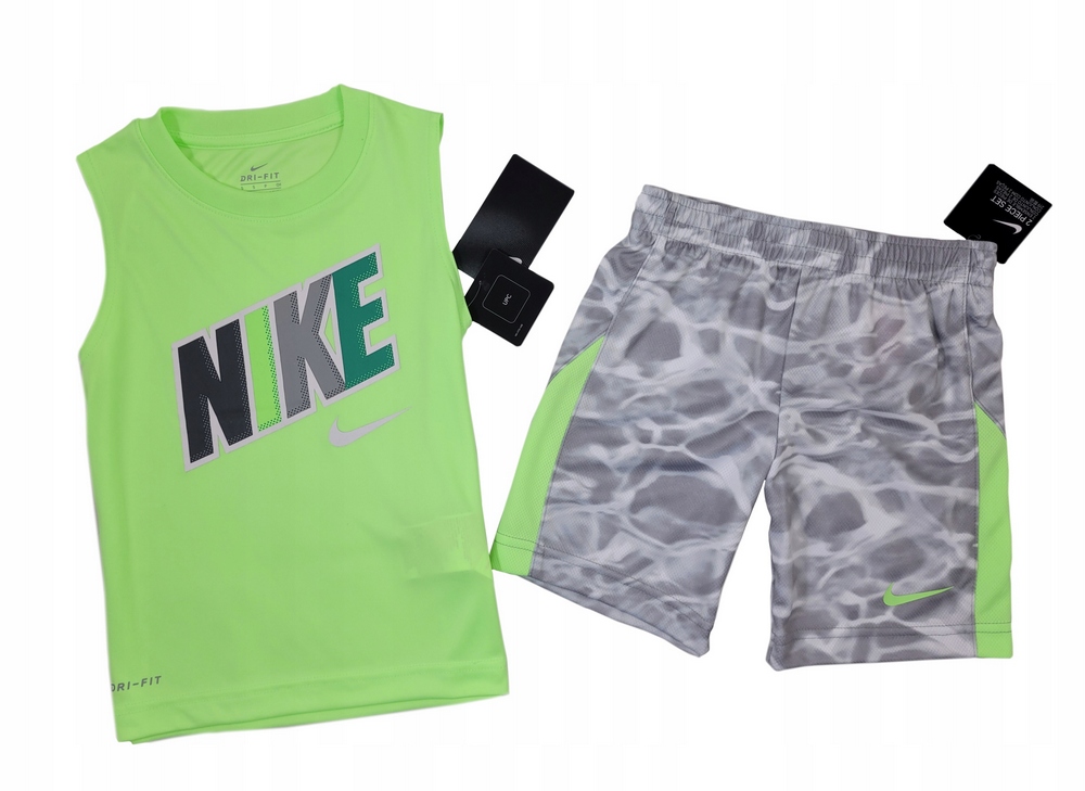 Nike 116 šedá, zelená, žltá