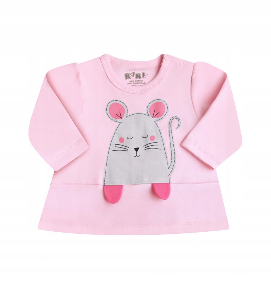 Kojenecka košieľka - Nini baby blúzka myš 74