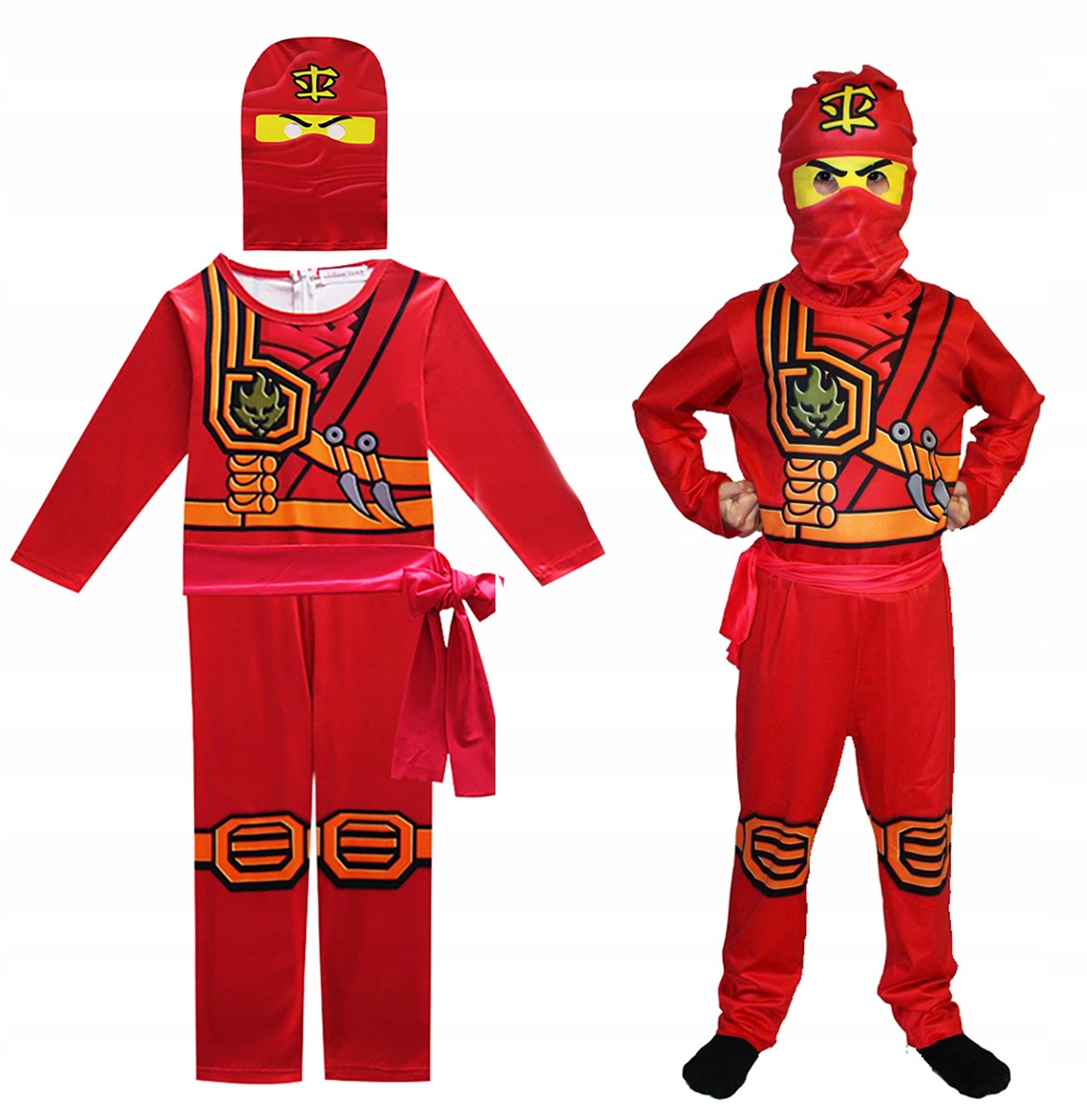 Kostým pre chlapca- Ninja šaty maskovať ninjago kai 104/110