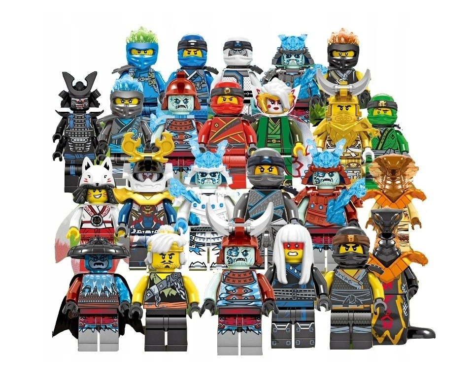 NINJAGO BLOCKS MINI NINJA figúrky 24 KUSOV SADA