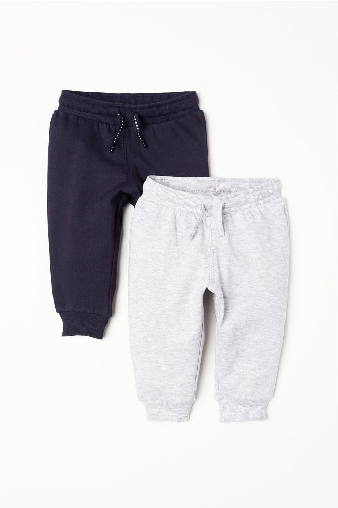 Tepláky H&M 86 Navy modré, sivé