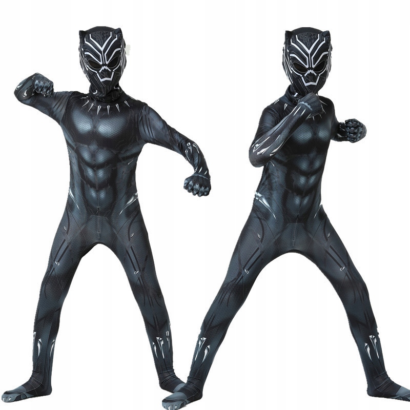 Kostým pre chlapca- Nový kostým kostým Spiderman Black Panther 130
