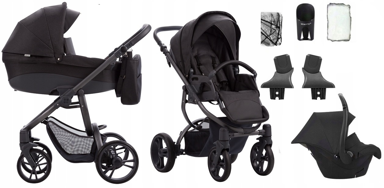 Multifunkčný kočík - Rám NEW HOLLAND 3v1 03 GRAPHITE BEBETTO MARS