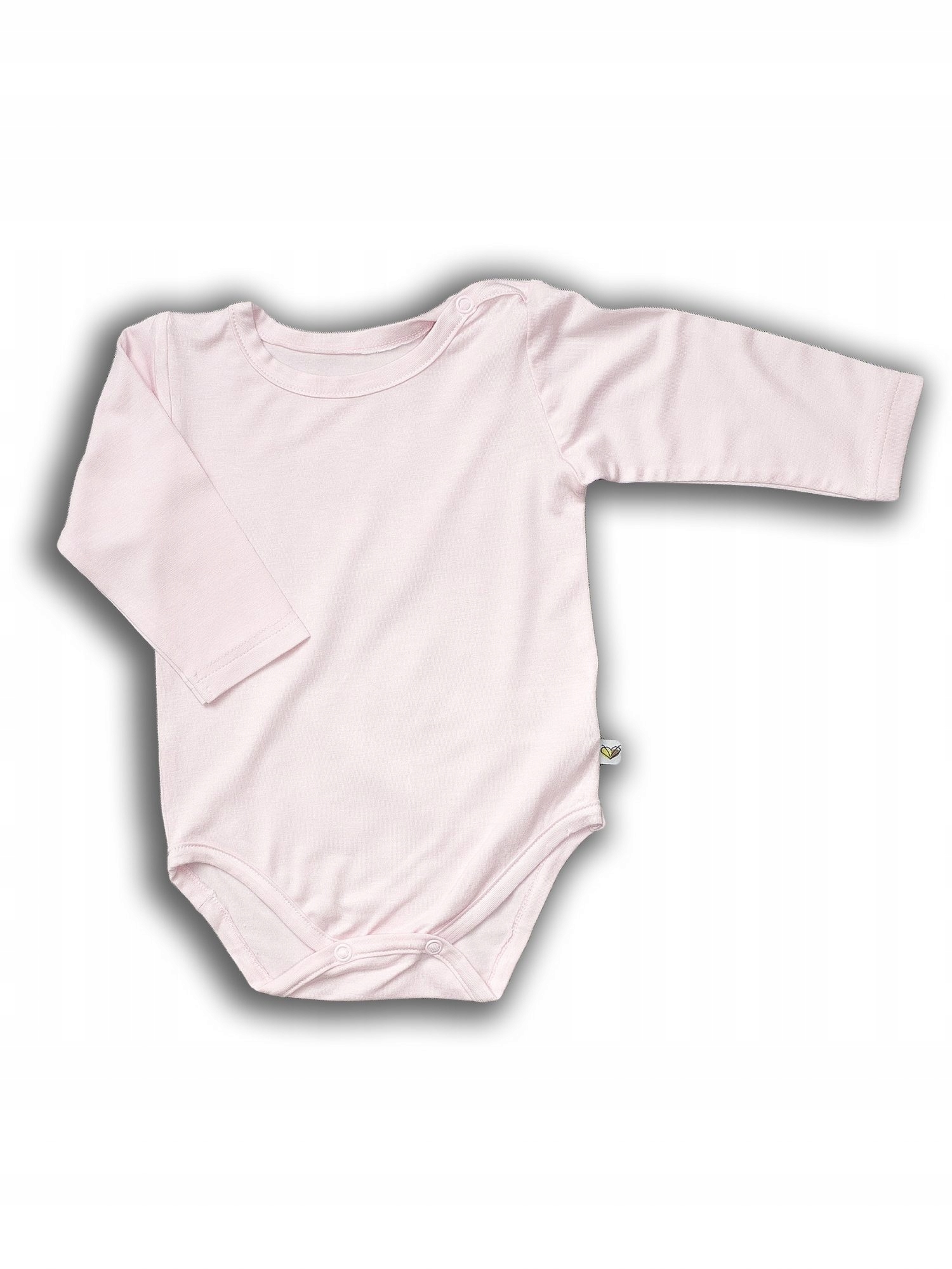 Detské body - Dlhé -sleevede Body Nanaf Organic sa veľkosti 68 pripevnené západkou