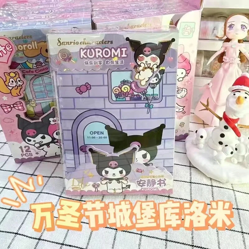 Nová samolepka Sanrio Kuromi My Melody Book Anime Figur Diy Quiet Book Semi-